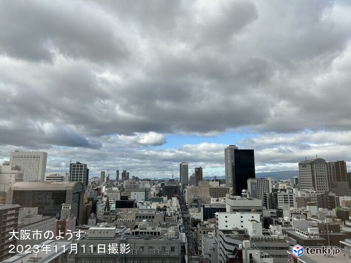 近畿地方で「木枯らし1号」