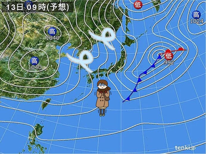 西日本の日本海側で警報級大雨の恐れ　落雷・竜巻・ひょうにも注意　山では雪交じりに