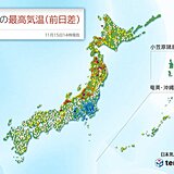 真冬日地点は4日ぶりにゼロも関東はヒンヤリ　東京都心は昼間も15℃に届かず