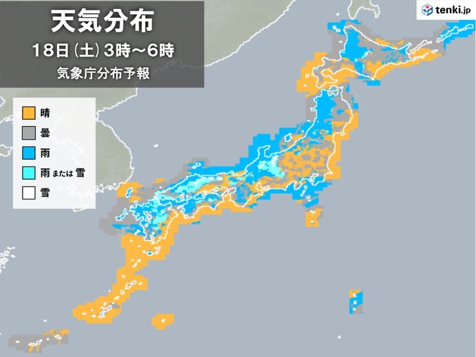 西日本の山間部では大雪の恐れ