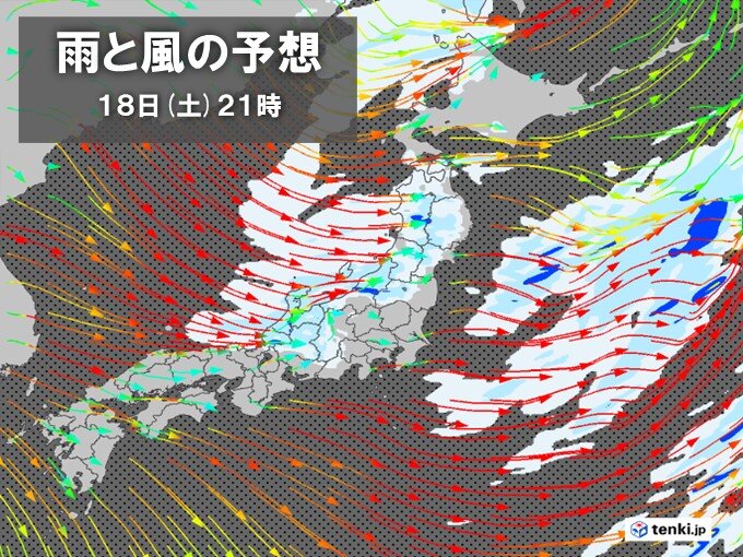 北～東日本 今夜からあす19日朝まで荒天続く 交通機関の乱れなど注意 