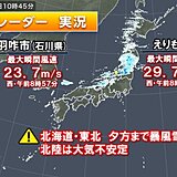 北海道や東北　夕方まで暴風雪の恐れ　日本海側は大気不安定　あす30日も雪や雨続く