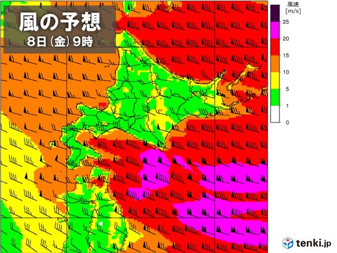 北日本は午前中に強風注意　北海道は吹雪く所も