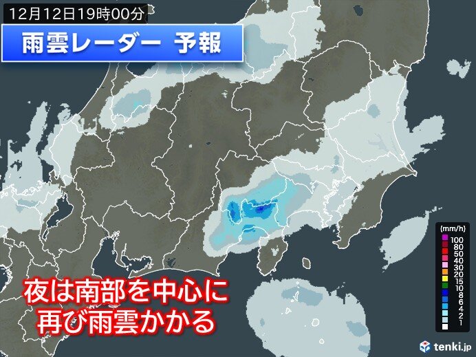 雨のピークは朝　いったんやんでも夜は再び雨雲