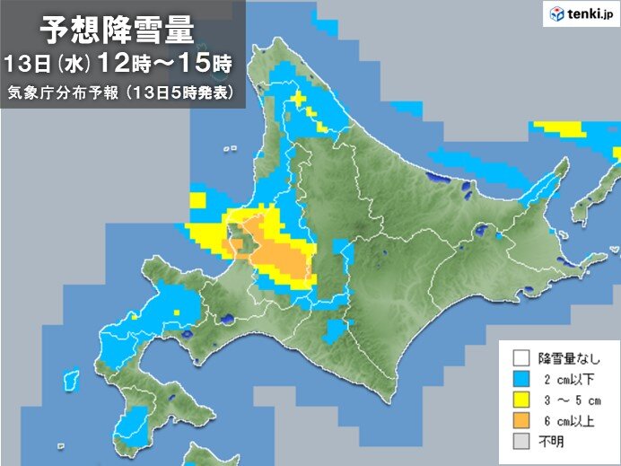 さらに積雪増　大雪になる所も