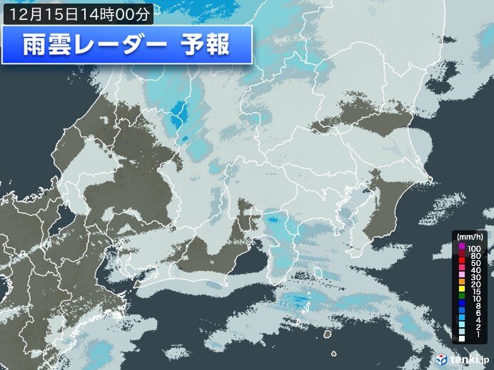 このあと数時間は雨　夕方以降は次第にやむ