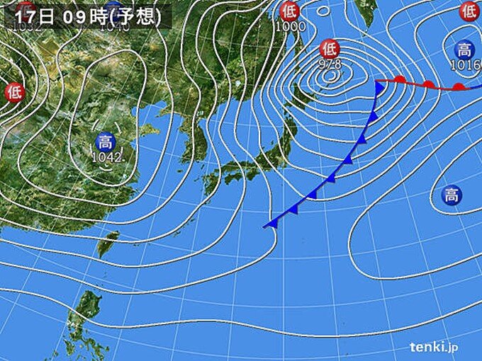 北海道、東北、北陸は18日にかけて大雪・猛吹雪に警戒