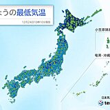 今朝も冷え込み強く　陸別で氷点下24.3℃観測　鹿児島市なども今季最低気温更新