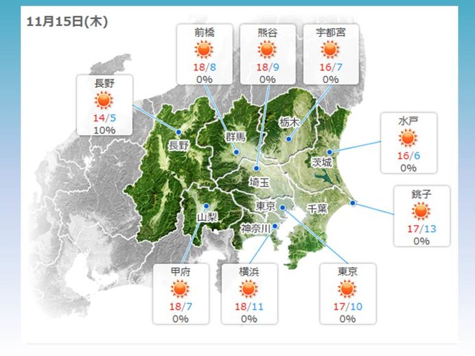 夜もぐっと冷える　寒暖差に注意を