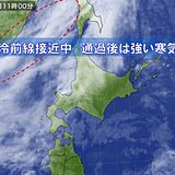 北海道　雨は次第に雪へと変わる