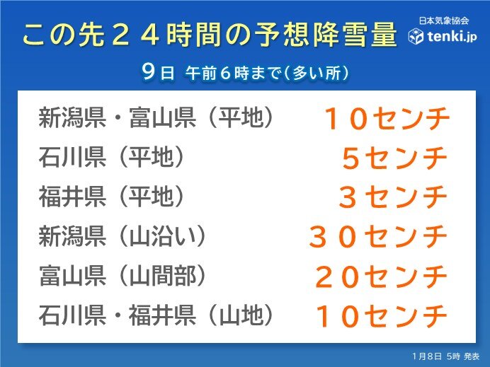 局地的に降り方が強まる