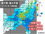 土日の関東甲信　山沿い中心に警報級大雪か　交通障害に注意　東京都心は雨の可能性