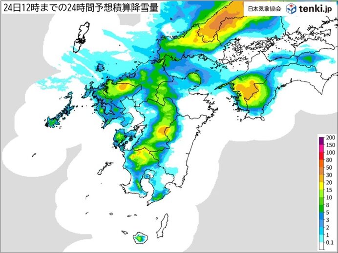 24日にかけて平野部も積雪のおそれ