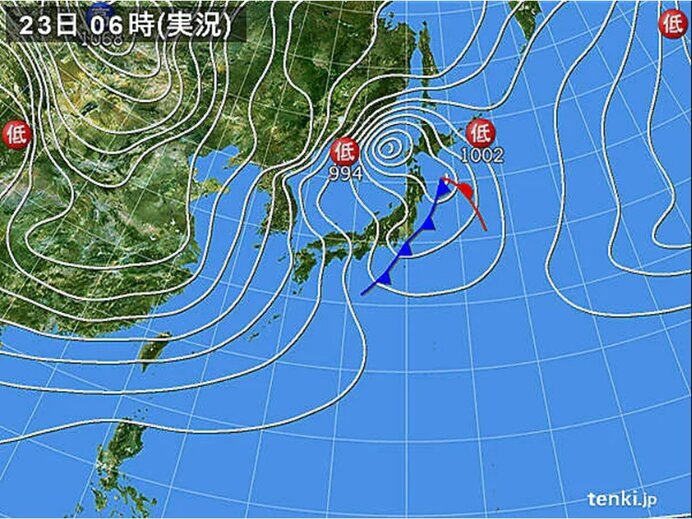 今冬最強寒気　九州は平地でも雪が降り始める　北海道は猛吹雪警戒