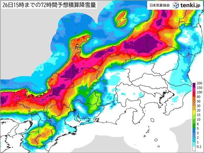 雪の見通し　名古屋など平野部でも積雪の可能性