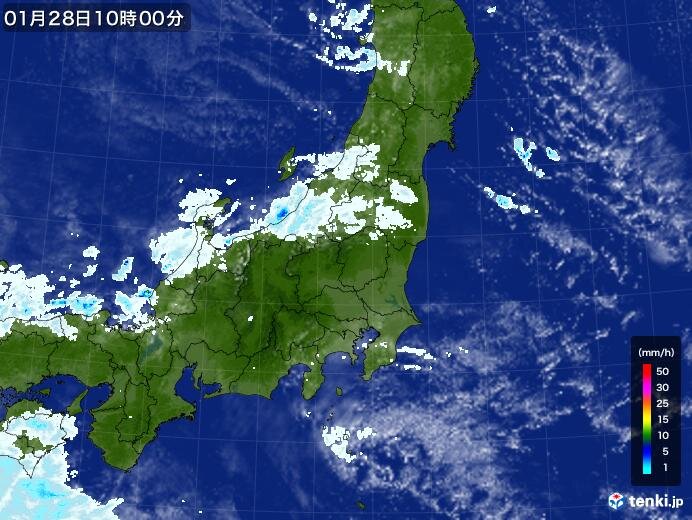 関東地方　南部は天気が変わりやすい　午後は沿岸部などで雨の可能性