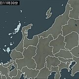 能登半島付近に雨雲接近中　昼過ぎに雨　融雪や土砂災害に注意