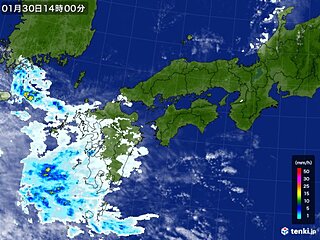 西日本は天気下り坂　九州は雨の降り出した所も　明日は近畿などでも崩れる