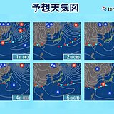関東週間　2月スタートは沿岸部で雨が降る所も　週明けも広く雨　気温変化に注意