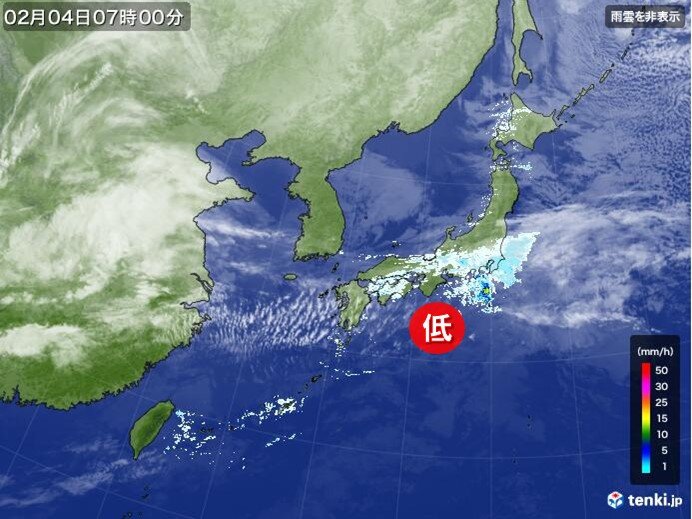 太平洋側は昼頃まで雨や雪　日本海側は北日本で雪
