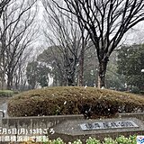 関東平野部などすでに積雪　東京都心の気温は1℃台まで低下　長野県には大雪警報も