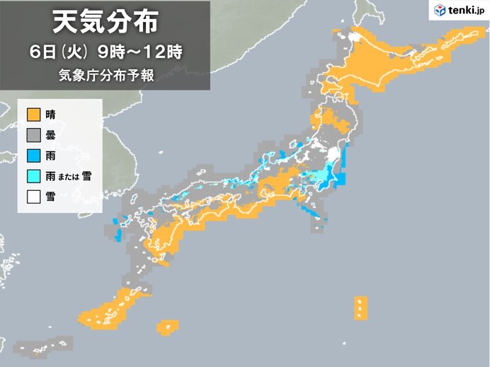 すっきり天気回復せず