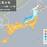 午後　北陸や北日本で雪や雨エリア拡大　被災地は少しの雨でも土砂災害に注意