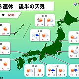 明日11日　寒気の影響で不安定　西日本は雨や雷雨　関東も午後は天気急変に注意