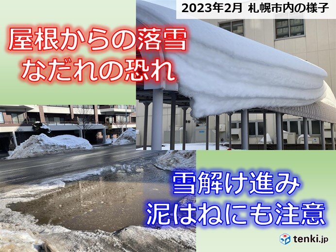 北海道も季節外れの暖かさ　2月の最高気温更新した所も　今週は高温傾向続く