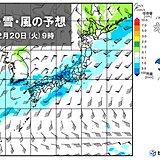 来週は前線停滞　広範囲で雨　2月としては雨量が多くなる恐れ　春本番のち冬の寒さ