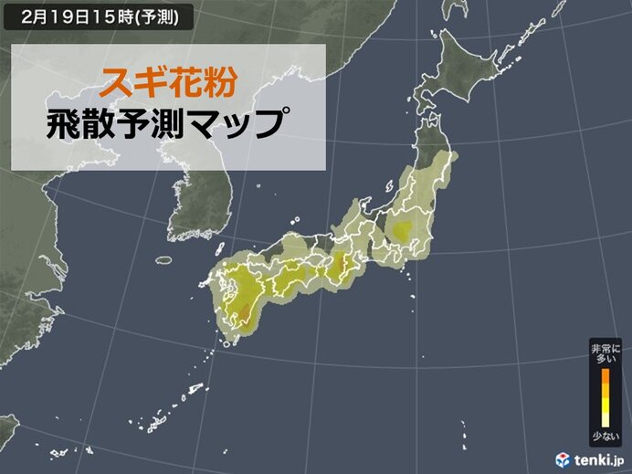 明日19日(月)　天気下り坂も油断禁物