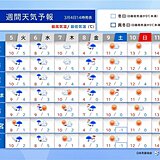 関東甲信　明日から明後日は雨・風強まる　山沿いは大雪のおそれ　8日は平地でも雪か