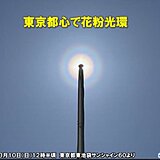 東京都心で「花粉光環」　大量飛散サイン　広くスギ花粉ピーク　あとどれくらい飛ぶ?