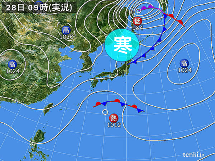 気温差注意 今夜から初冬の寒さ戻る 東北 気象予報士 関口 元朝 18年11月28日 日本気象協会 Tenki Jp