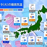 19日　西・東日本は落雷・竜巻などの激しい突風・強雨に注意　大気の状態が不安定