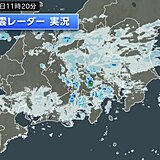 関東　帰宅時間も雨で空気冷たく　明日26日の午後は雨風強まる