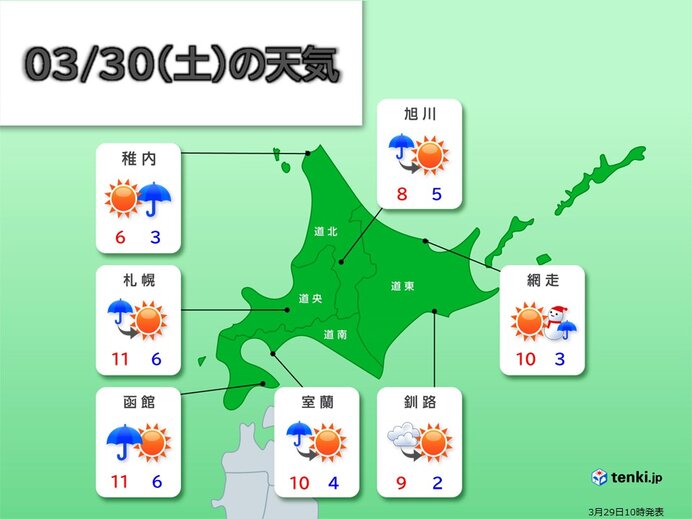 明日30日は黄砂に注意