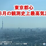 東京都心で3月の観測史上最高気温　関東各地で季節外れの陽気に