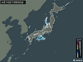西～東日本　晴れていても急な雨や落雷に注意　大気の状態不安定