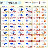 九州　19日も黄砂飛来　5月並みの陽気　週末から「たけのこ梅雨」