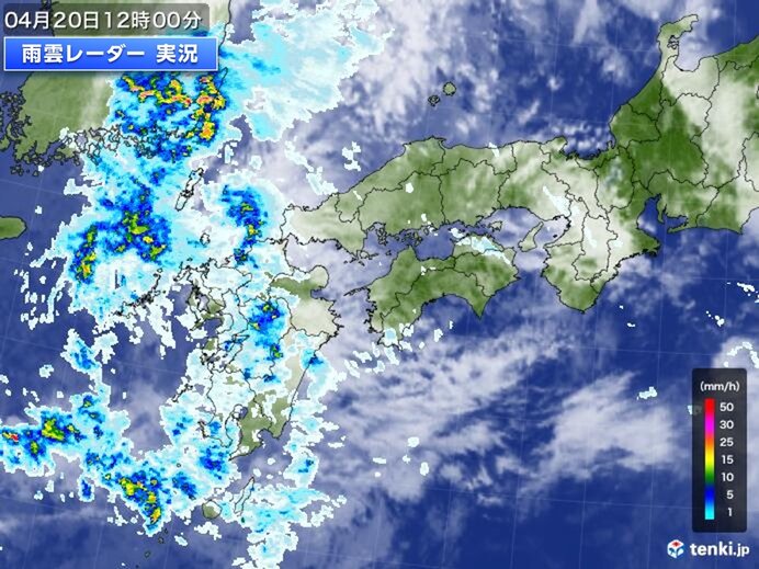 九州など激しい雨に注意
