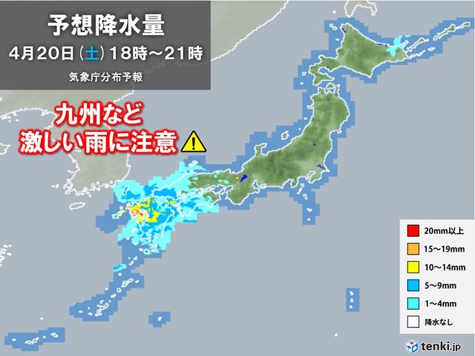 西日本は天気下り坂　大きな地震があった四国も次第に雨　少しの雨でも土砂災害に注意