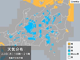 関東　いったん雨が止んでも油断禁物　帰宅時間も所々で雨　気温横ばい上着必須