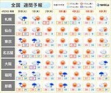 ゴールデンウィーク後半の天気　行楽日和が多いが暑さに注意　6日は西日本で雨