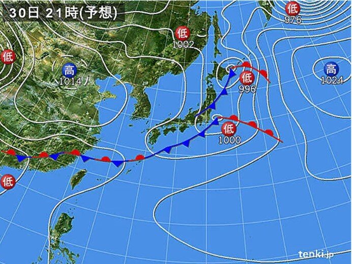 大気の状態が不安定　落雷・突風などのおそれも