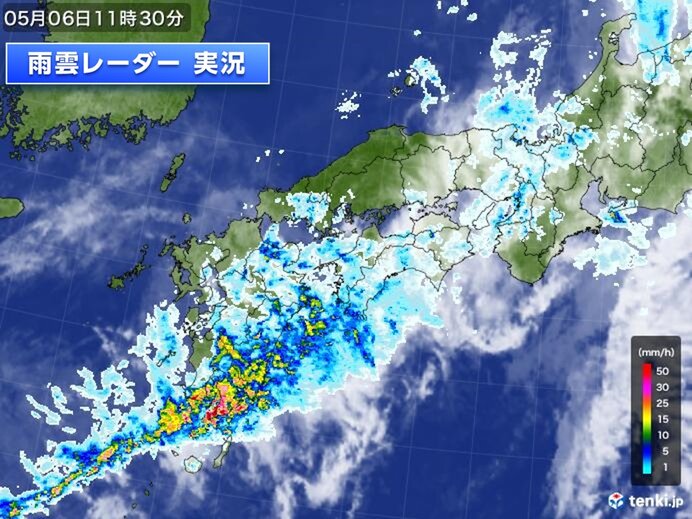 GW最終日　西日本で滝のような雨　落雷・突風に注意