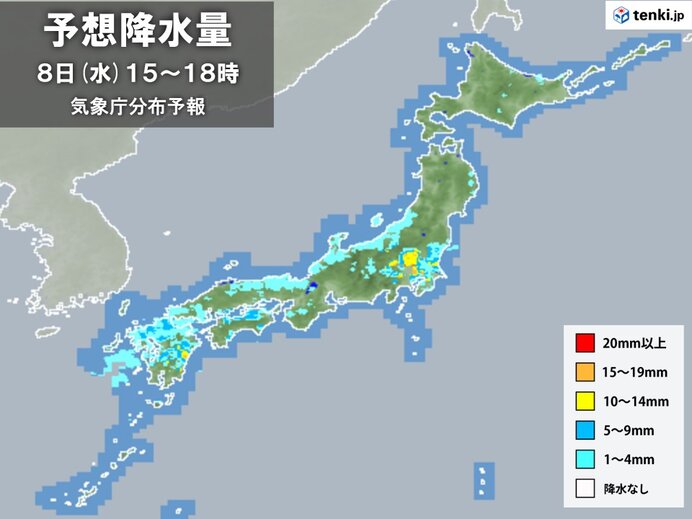九州～関東は大気の状態が不安定　落雷・突風・ひょうに注意