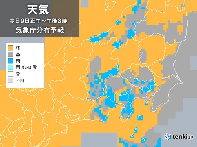 天気はゆっくり回復へ　日中も上着が必須