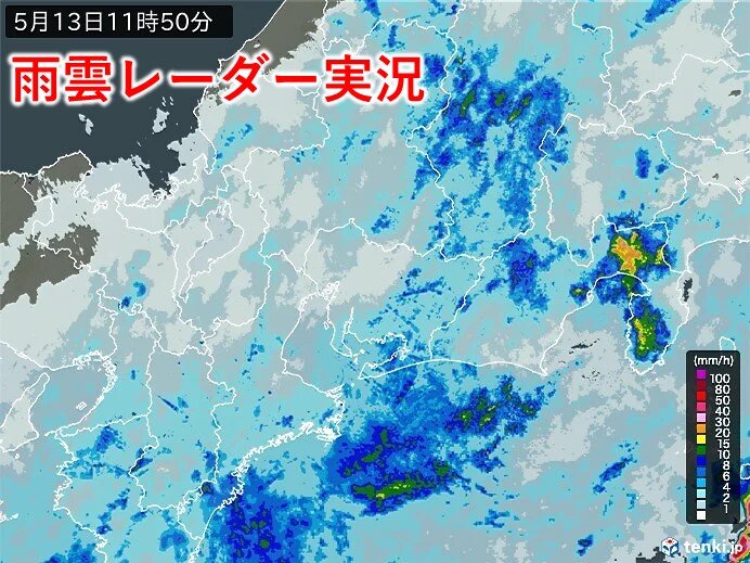 東海　雨のピークは昼過ぎまで　やむのはいつ頃?　明日14日から汗ばむ陽気が戻る