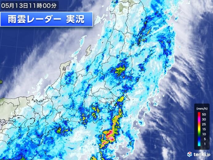 箱根などで土砂降りの雨　羽田空港で最大瞬間風速20m/s超え